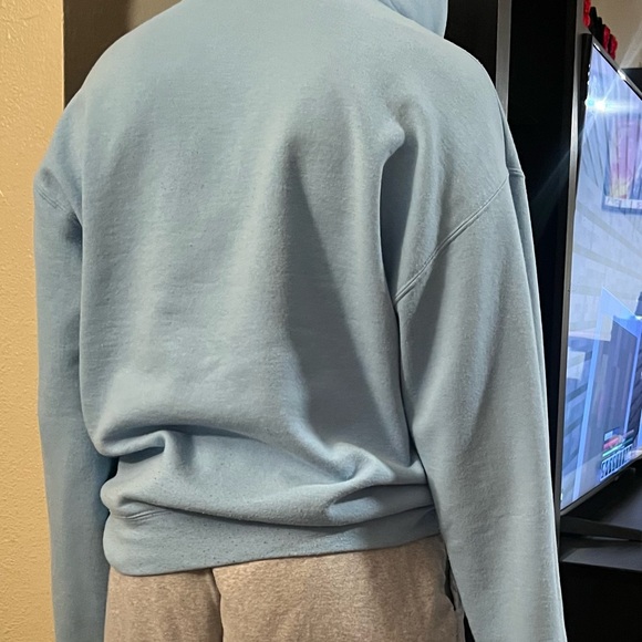 Sony PlayStation Light Blue Hoodie for Men - Picture 2 of 6